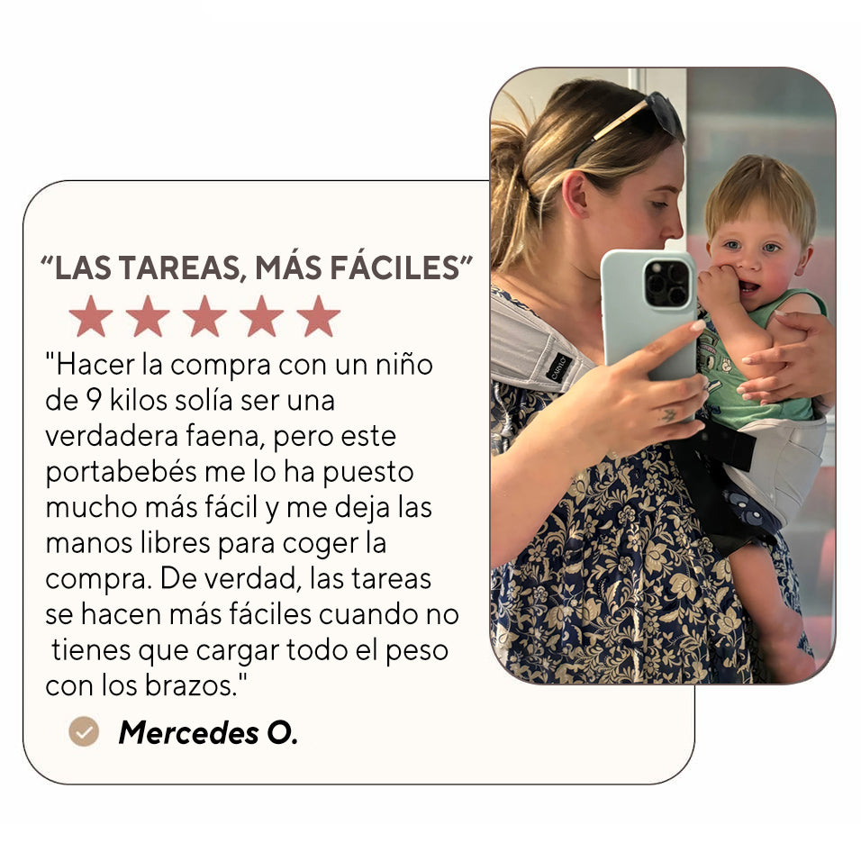 El portabebé Carylo menta