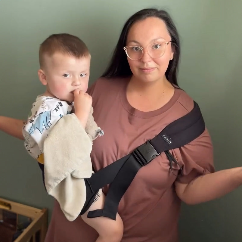 El portabebé Carylo negro