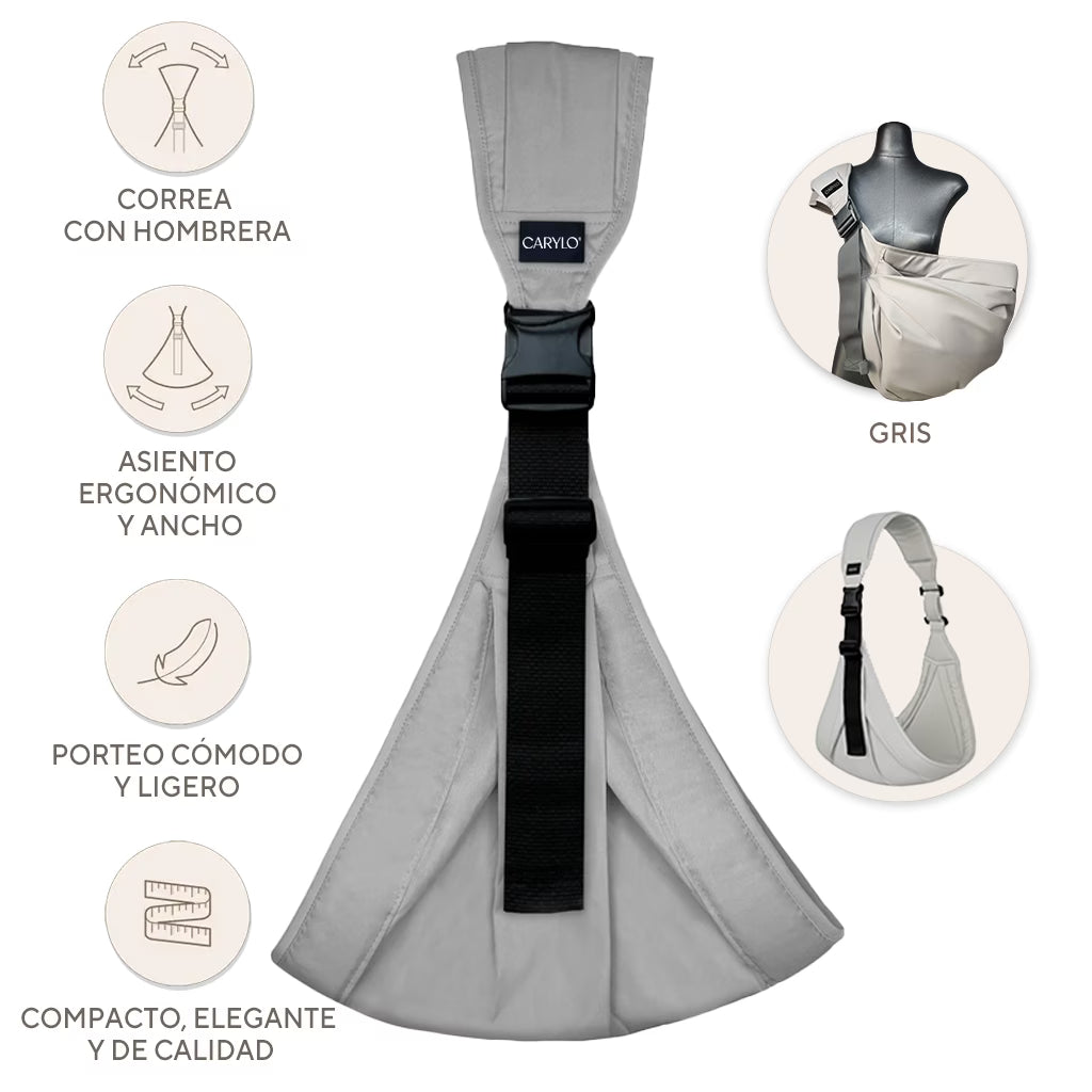 El portabebé Carylo rosa