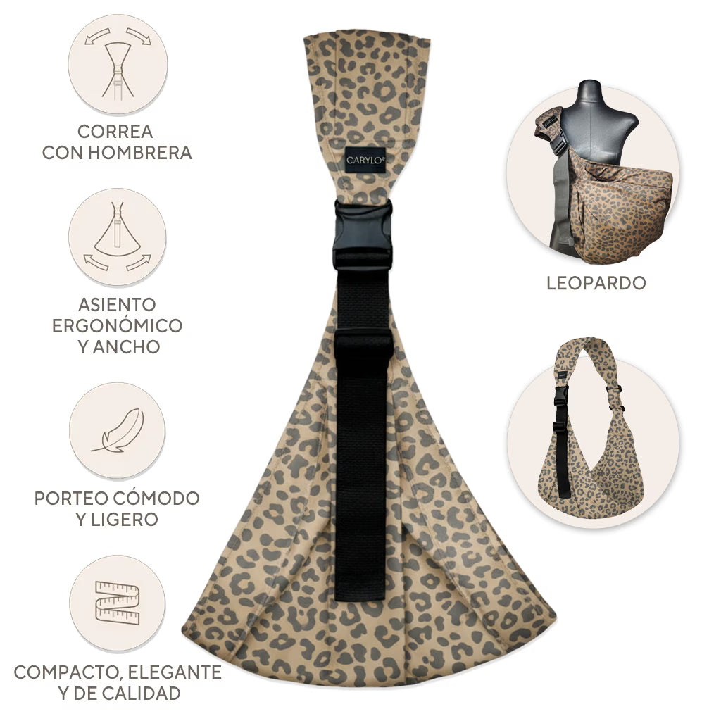 El portabebé Carylo negro