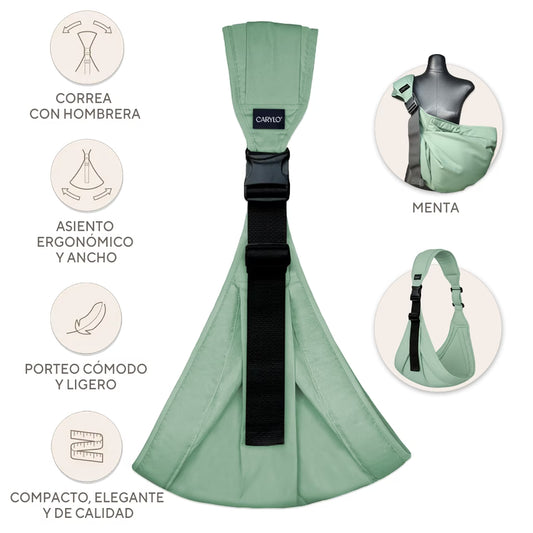 El portabebé Carylo menta