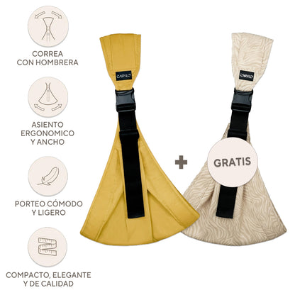 Pack 2× portabebés