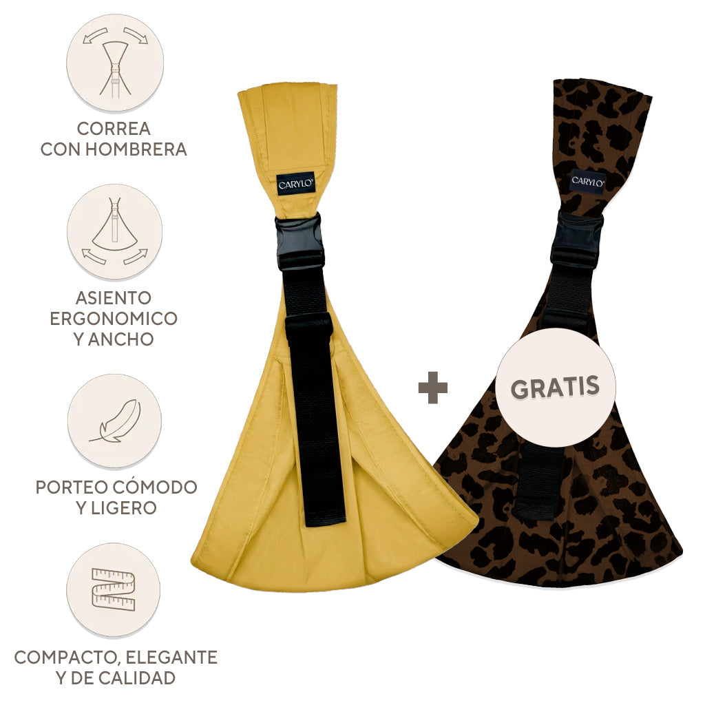 Pack 2× portabebés