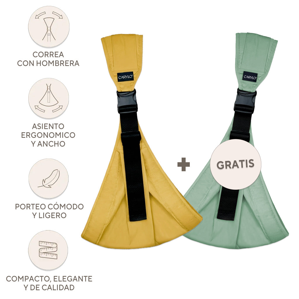 Pack 2× portabebés