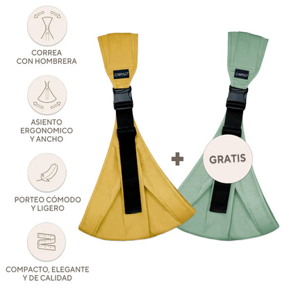 Pack 2× portabebés