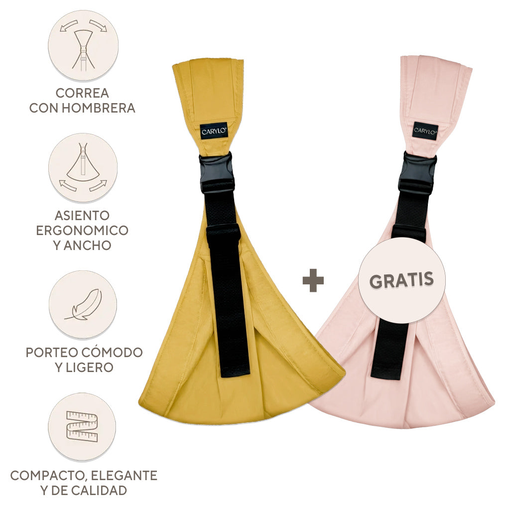 Pack 2× portabebés