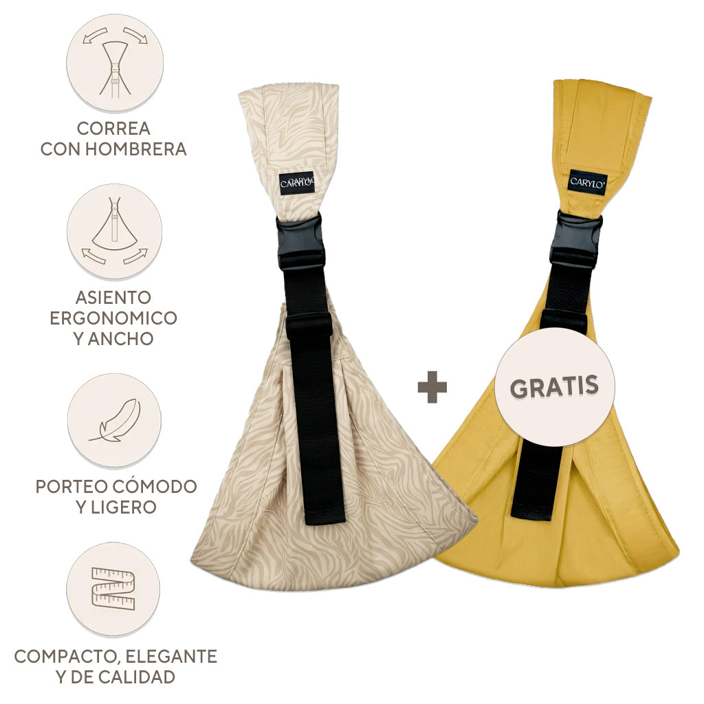 Pack 2× portabebés
