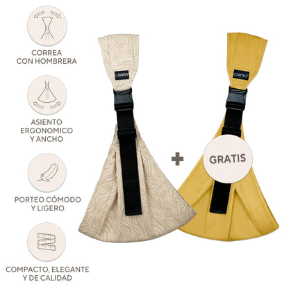 Pack 2× portabebés