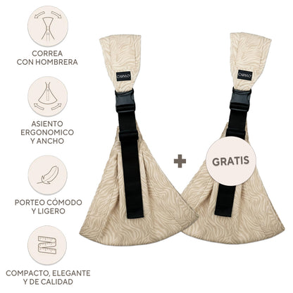 Pack 2× portabebés
