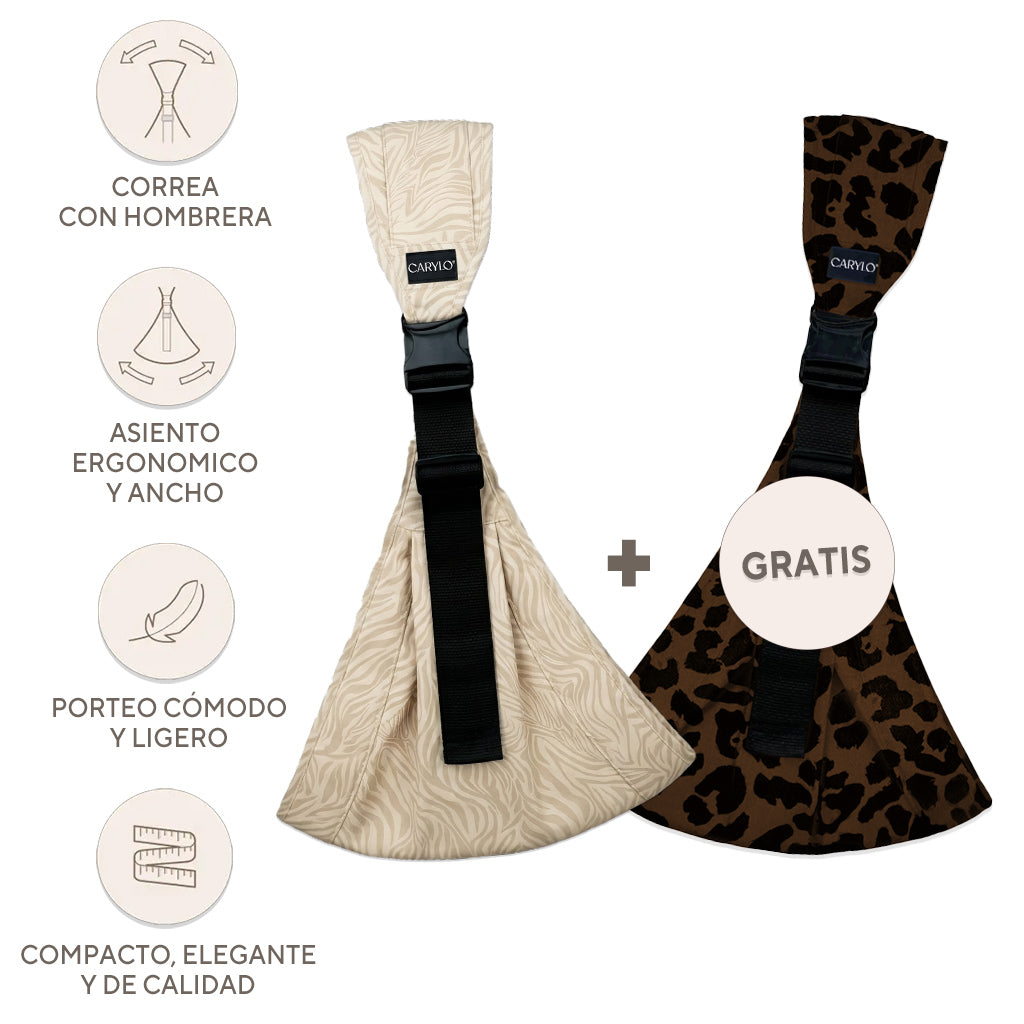 Pack 2× portabebés