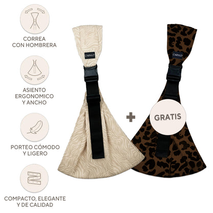 Pack 2× portabebés