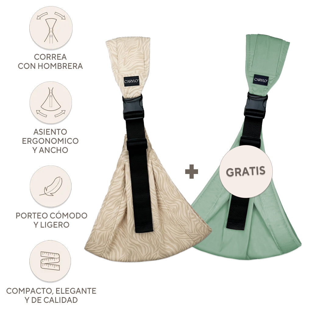 Pack 2× portabebés