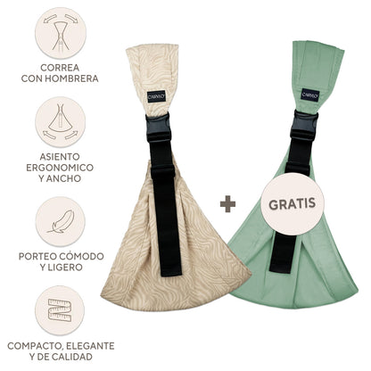Pack 2× portabebés