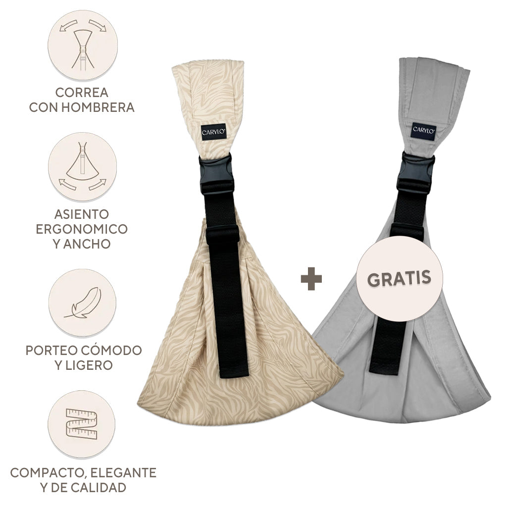 Pack 2× portabebés