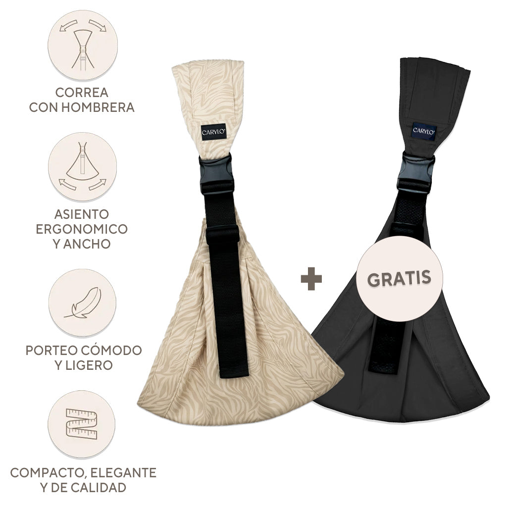 Pack 2× portabebés