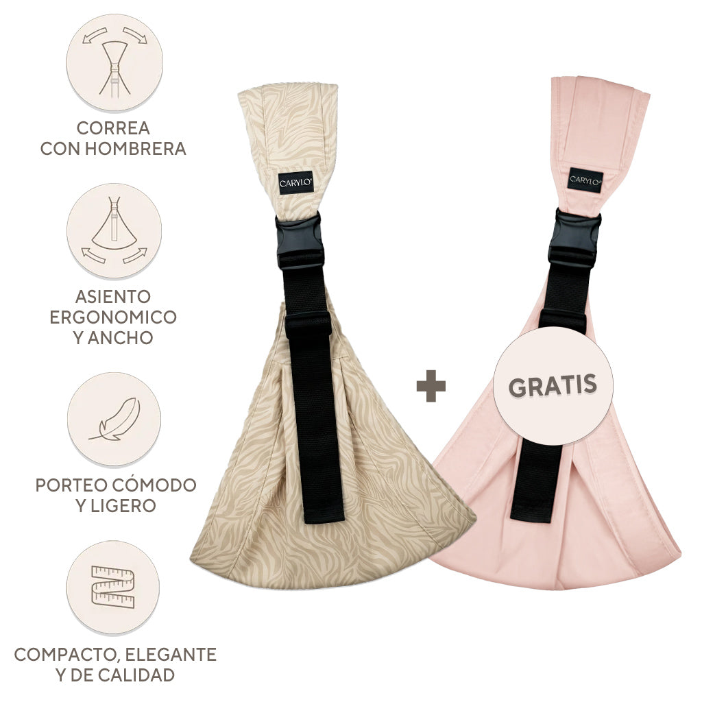 Pack 2× portabebés