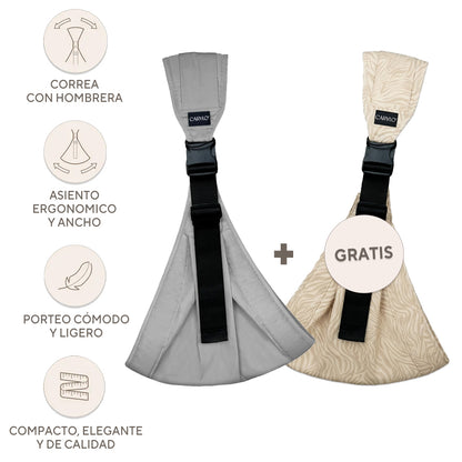 Pack 2× portabebés