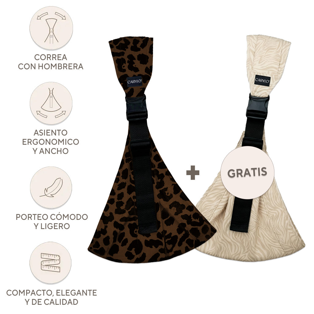 Pack 2× portabebés