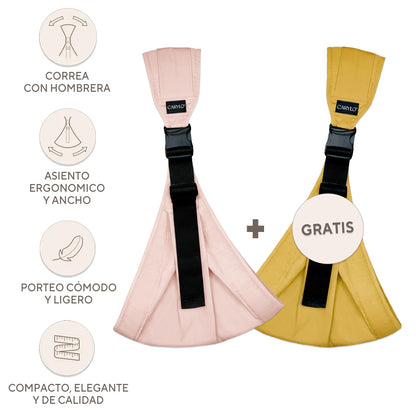 Pack 2× portabebés