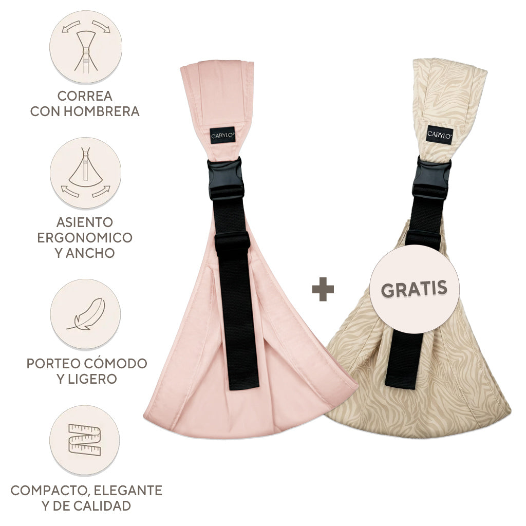 Pack 2× portabebés