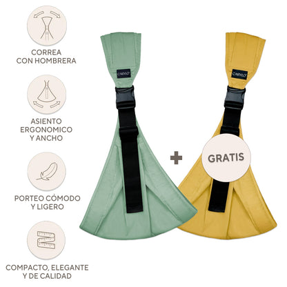 Pack 2× portabebés