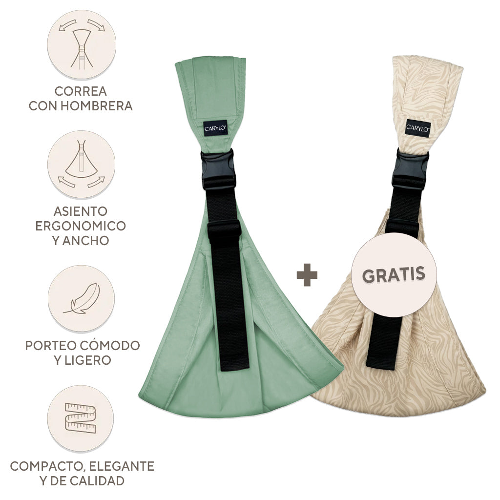 Pack 2× portabebés