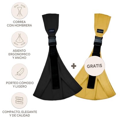 Pack 2× portabebés