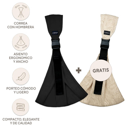 Pack 2× portabebés